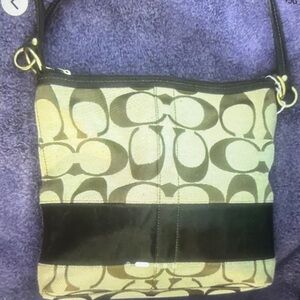 Coach Signature C canvas & leather Creed: F0826-12825